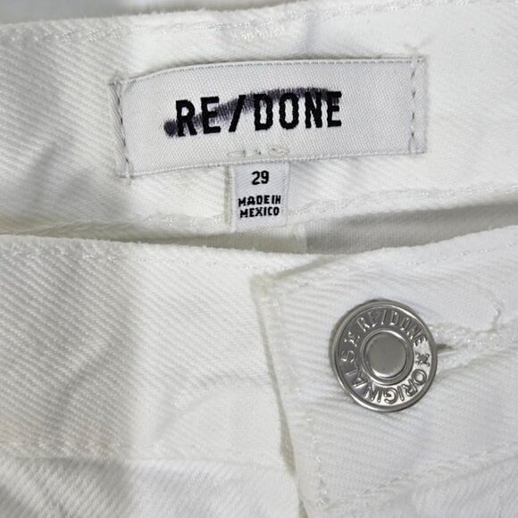 RE/DONE high rise loose long denim Sz 29 NEW - Picture 8 of 8